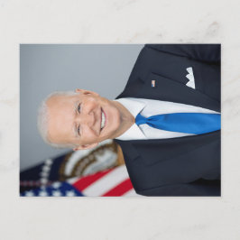 Postal Retrato de la Casa Blanca del presidente Joe Biden