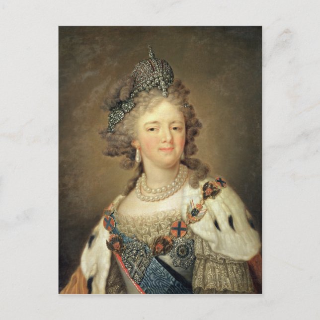 Postal Retrato de la emperatriz Maria Fyodorovna (Anverso)