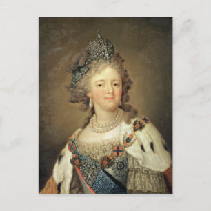 Postal Retrato de la emperatriz Maria Fyodorovna