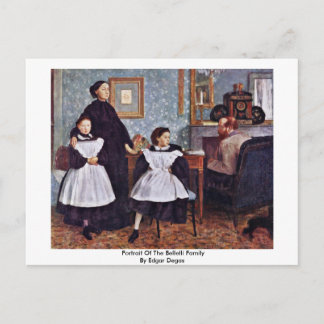 Postal Retrato De La Familia Bellelli Por Edgar Degas