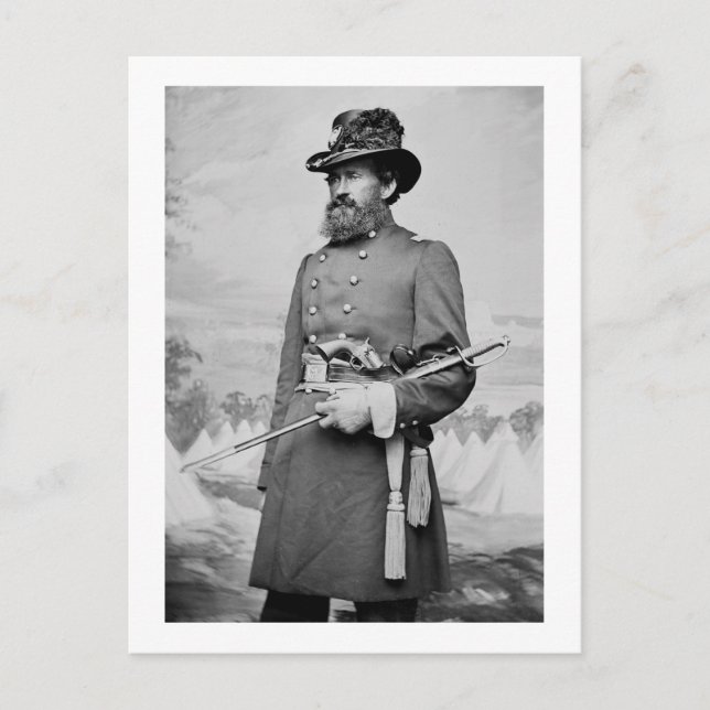 Postal Retrato de la guerra civil de los años 1860 (Anverso)