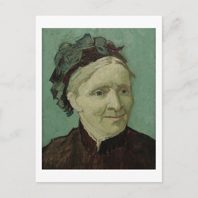 Postal Retrato de la madre de la artista Van Gogh Bella A (Anverso)