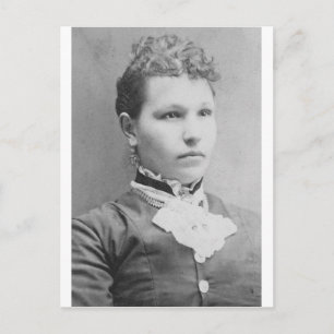 Postal Retrato de la mujer en los años 1900