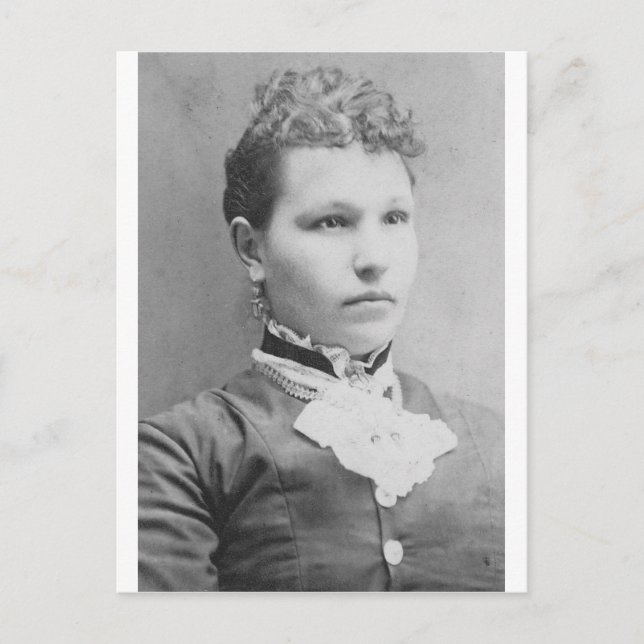 Postal Retrato de la mujer en los años 1900 (Anverso)