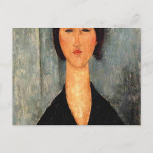 Postal Retrato de la mujer Modigliani