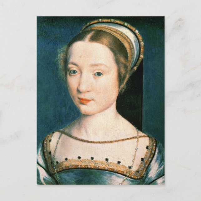 Postal Retrato de la reina Claude (Anverso)