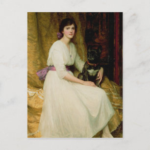 Postal Retrato de la señorita Dorothy Dicksee