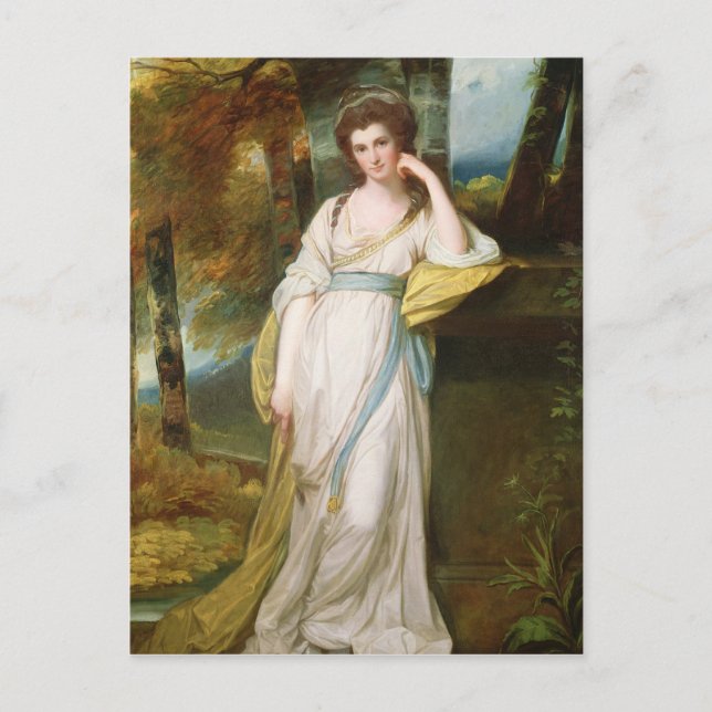 Postal Retrato de la Sra. Henry Maxwell (Anverso)