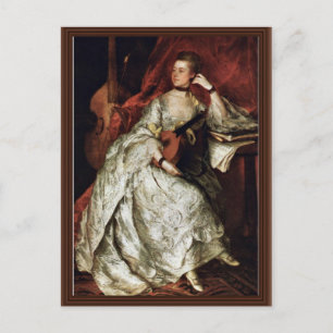 Postal Retrato De La Sra. Philip Thickness Por Gainsborou