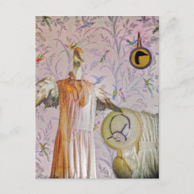 Postal Retrato de la Sra. Smew (Anverso)