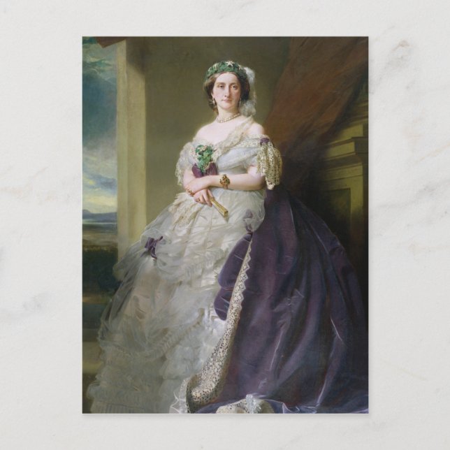 Postal Retrato de Lady Middleton, 1863 (Anverso)