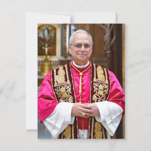 Postal Retrato de León XIV