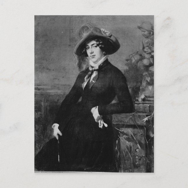 Postal Retrato de Lola Montez, 1844 (Anverso)