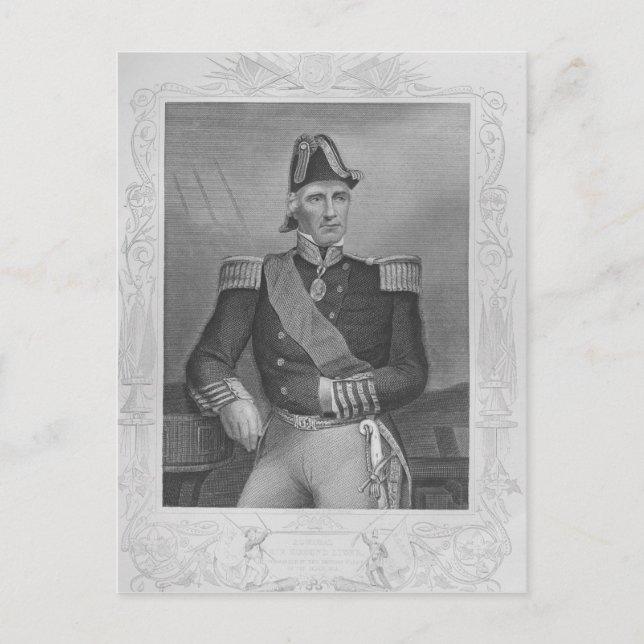 Postal Retrato de Lord Edmund Lyons (Anverso)