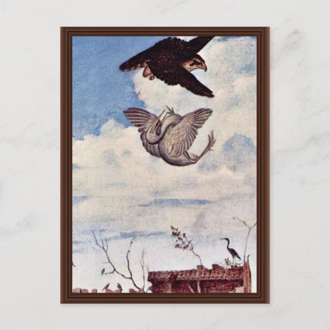 Postal Retrato De Los Detalles De Un Caballero Por Carpac (Anverso)