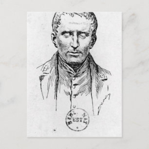Postal Retrato de Louis Braille