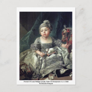 Postal Retrato De Louis Philippe Joseph