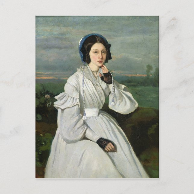 Postal Retrato de Louise Claire Sennegon (Anverso)