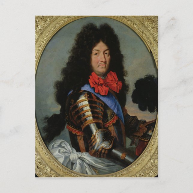 Postal Retrato de Luis XIV (Anverso)