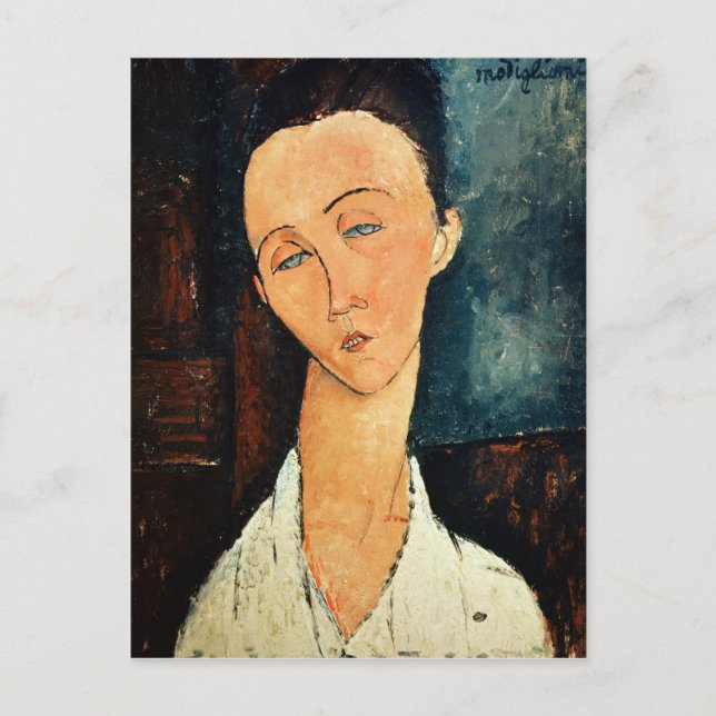 Postal Retrato de Lunia Czechowska, 1918 (Anverso)