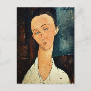 Postal Retrato de Lunia Czechowska, 1918