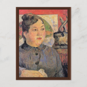 Postal Retrato De Madame Alexandre Kohler Por Gauguin