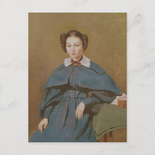 Postal Retrato de Madame Baudot, la sobrina de la artista