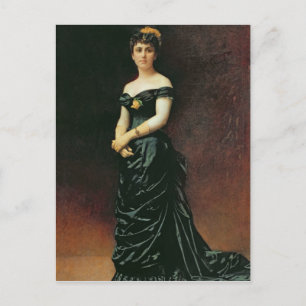 Postal Retrato de Madame Bishoffsheim, 1877