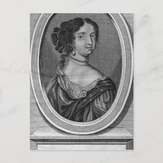 Postal Retrato de Madame de Maintenon (Anverso)