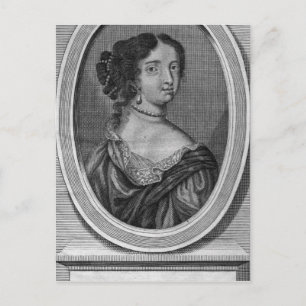 Postal Retrato de Madame de Maintenon