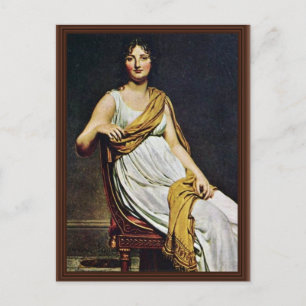 Postal Retrato De Madame De Verninac Por David Jacques-Lo