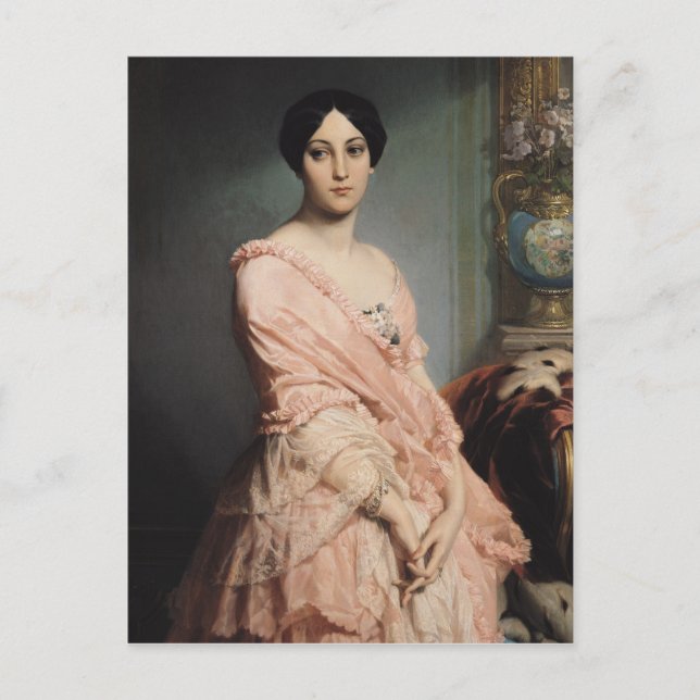 Postal Retrato de Madame F, 1850-51 (Anverso)