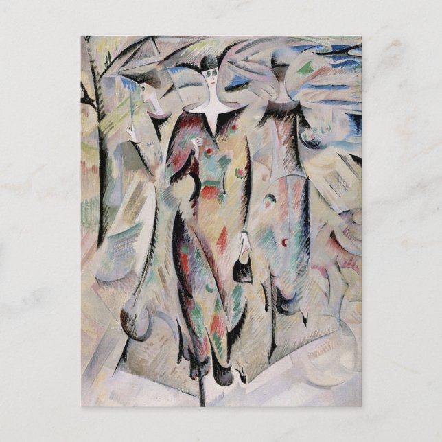 Postal Retrato de Madame Hodler Alice Bailly (Anverso)