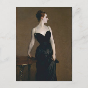 Postal Retrato de Madame X por John Singer Sargent, 1884