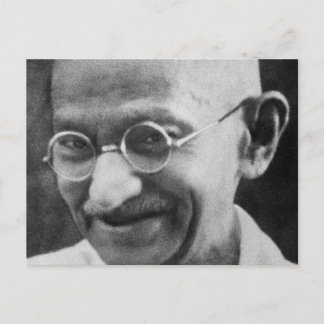 Postal Retrato de Mahatma Ghandi