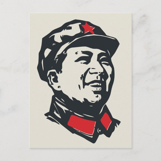 Postal Retrato de Mao (Anverso)