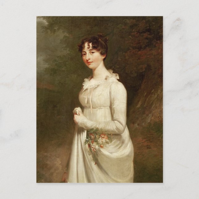 Postal Retrato de Marcia. B. Fox (Anverso)