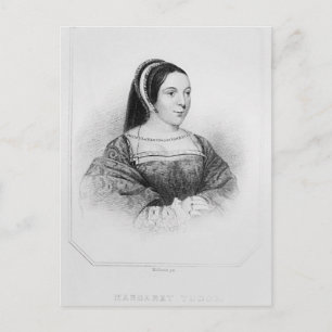 Postal Retrato de Margaret Tudor, Reina de Escocia
