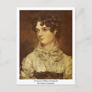 Postal Retrato De Maria Bicknell, Por John Constable