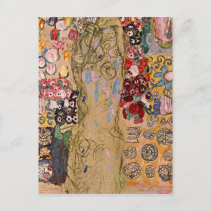 Postal Retrato de Maria Munk por Gustav Klimt