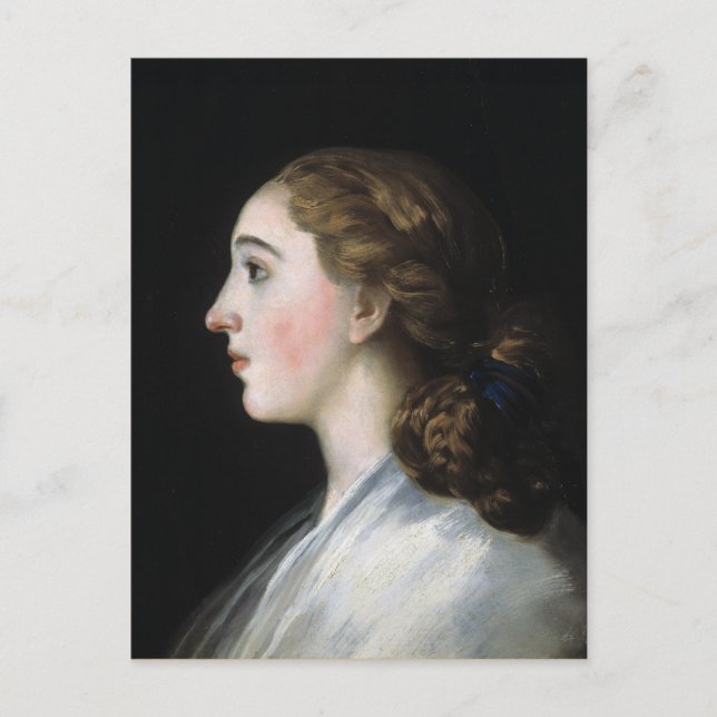 Postal Retrato de Maria Teresa de Vallabriga Goya