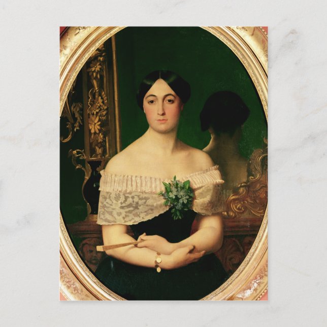 Postal Retrato de Marianne Elisa Birch (Anverso)