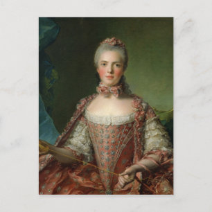 Postal Retrato de Marie Adelaide 1756
