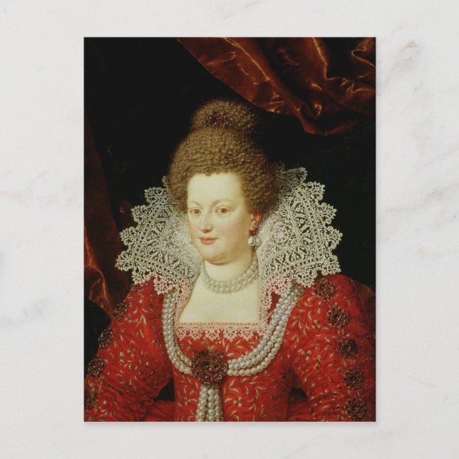 Postal Retrato de Marie de Medici (Anverso)