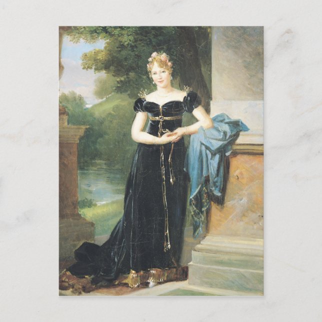 Postal Retrato de Marie Laczinska Countess Walewska (Anverso)