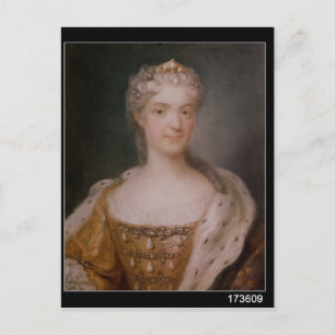 Postal Retrato de Marie Leczinska Reina de Francia