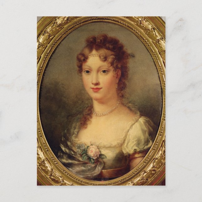 Postal Retrato de Marie-Louise de Hapsburg-Lorraine (Anverso)