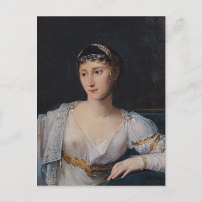 Postal Retrato de Marie-Pauline Bonaparte (Anverso)