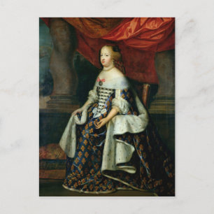 Postal Retrato de Marie-Therese de Austria