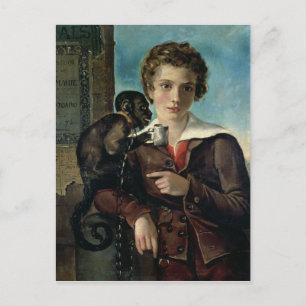 Postal Retrato de Marius Petipa en ballet